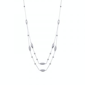 moderna ogrlica od srebra sa cirkonima