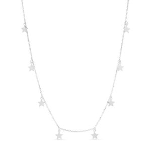 Ogrlica od srebra sa zvezdicama