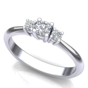 Verenički prsten sa tri dijamanta