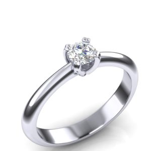 Klasičan prsten sa dijamantom