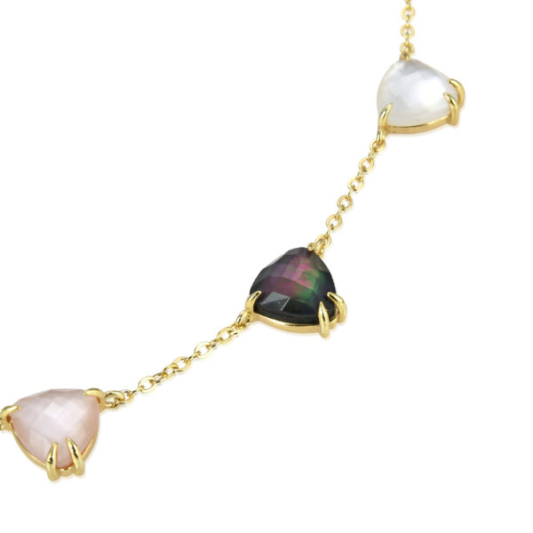Ogrlica sa kristalima u boji