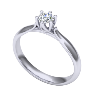 Verenički prsten sa brilijantom Kp0499d025