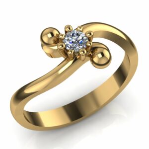 Elegantan prsten od zlata Xmp0329