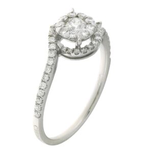 Stilizovan dijamantski prsten