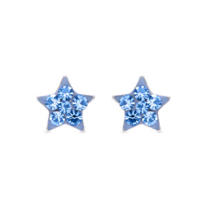 Mindjuse zvezdice sa plavim kristalima