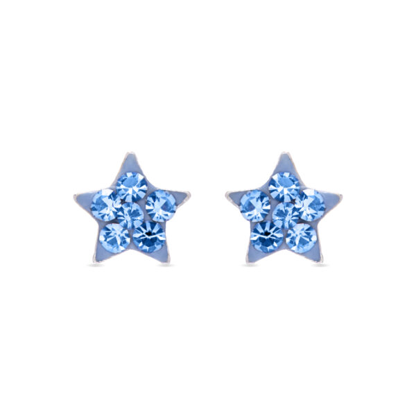 Mindjuse zvezdice sa plavim kristalima